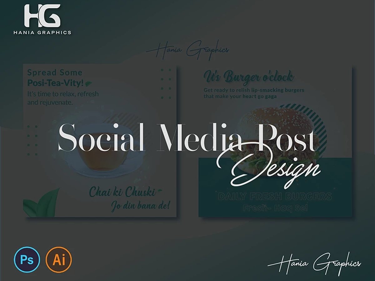 Dessert Studio Set — Food & Beverage creative by aMede Digital