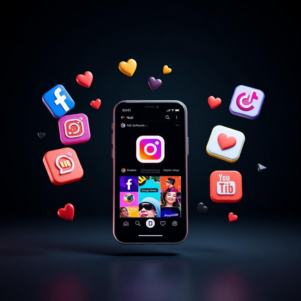 Social Media Management mockup