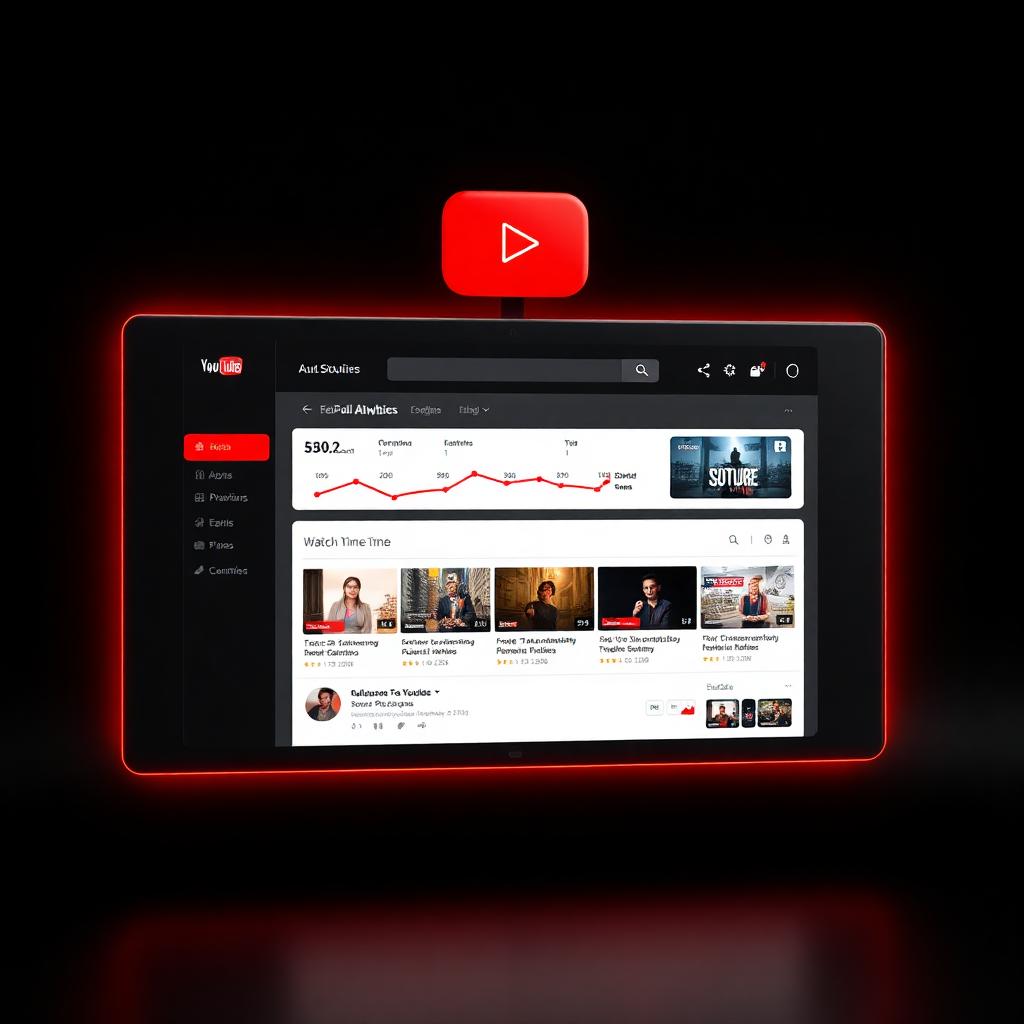 YouTube Marketing mockup